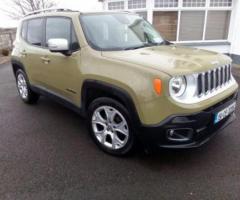 Jeep Renegade Limited 1.6 Diesel (Top Spec) NCT 08/2022