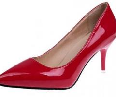Black and Red high heel shoes sizes 9.5 and 10