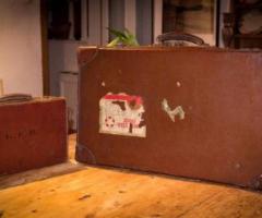 Two vintage travelling cases