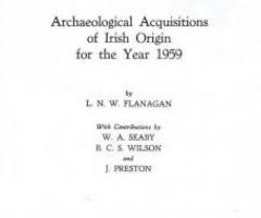 Books: Archaeological Acquisitions Of Irish Origin For The …