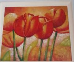 Oil on canvas paintings