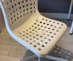 White chair adjustable IKEA