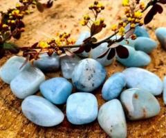Beautiful Aquamarine Tumbles Available Online