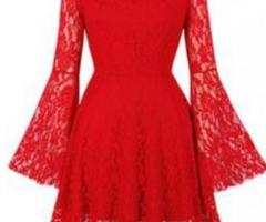Red dress plus size