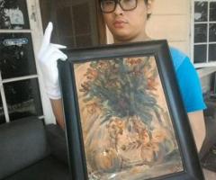 SELL UNDISCOVERED PAINTING VINCENT VANGOGH STILL LIFE DAFFODIL C