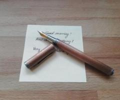 HERO 395 Copper Fountain Pen with F nib