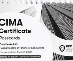 Books: CIMA BA3 Fundamentals of Financial Accounting: Passcards