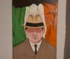 Michael Collins oil painting