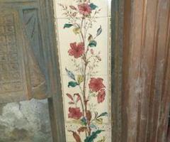 CAST IRON FIREPLACE, COMPLETE WITH UNDAMAGED TILES. VICTORIAN ?. COLLECTION Y25 D436. - Image 2